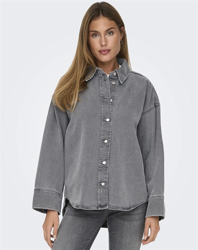 Sophie Oversized Denim Skjorte - Only